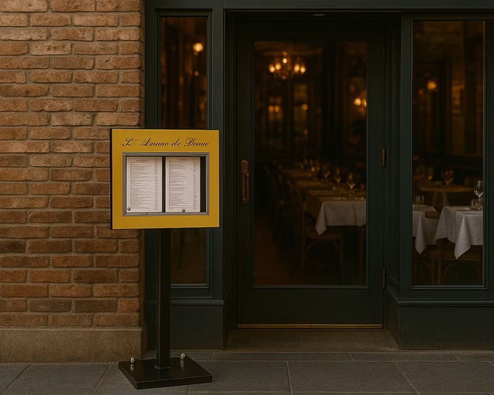 Menyskåp Bourgogne, Centralstativ i 4 MODELLER, LOBELIUS