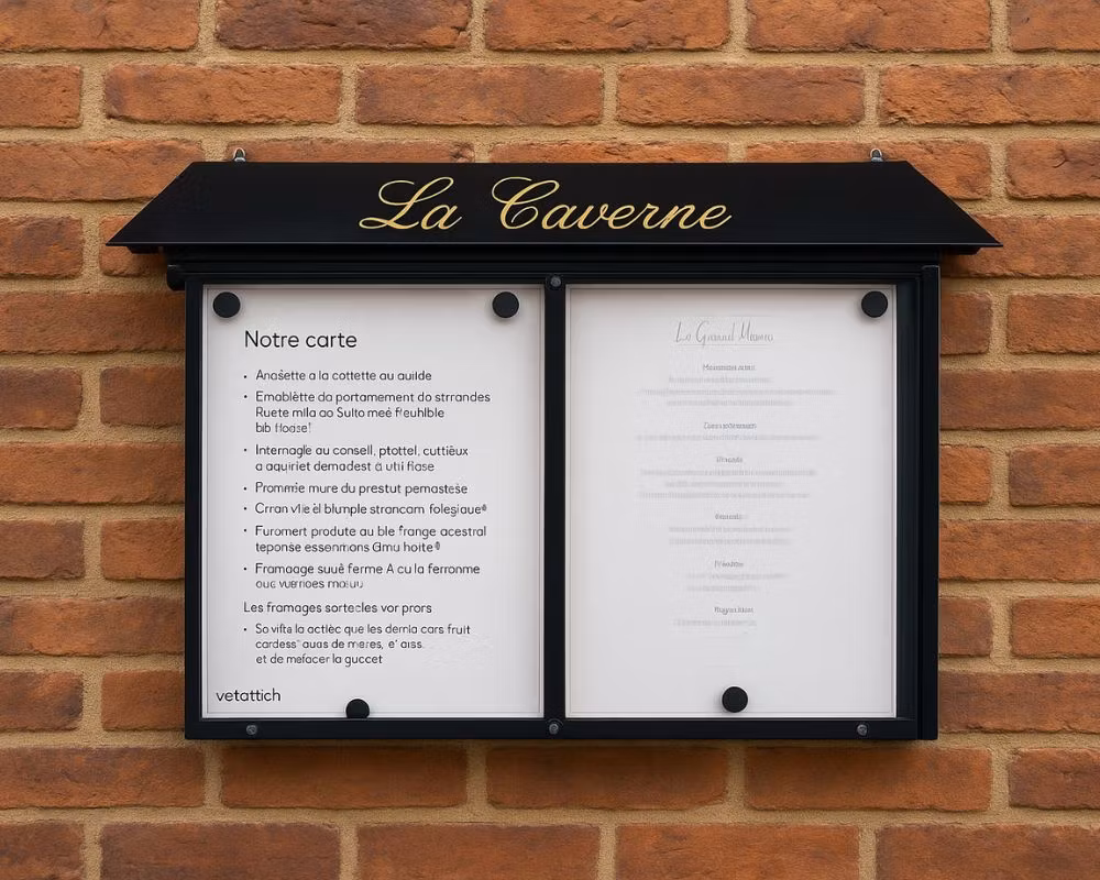 Menyskåp Normandie i 4 MODELLER, Väggmontage, LOBELIUS