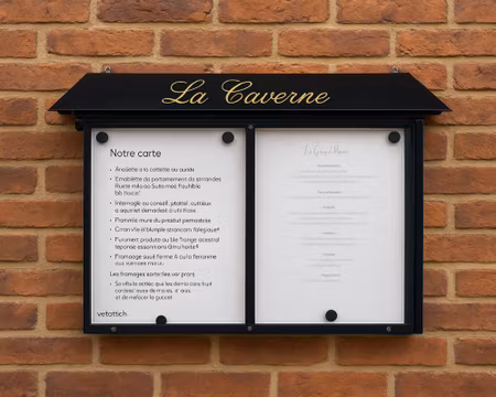 Menyskåp Normandie i 4 MODELLER, Väggmontage, LOBELIUS