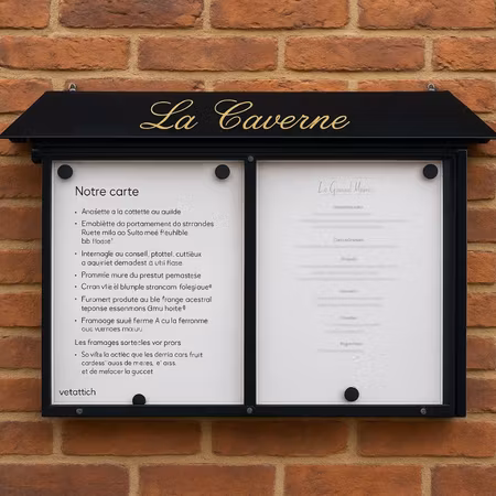 Menyskåp Normandie i 4 MODELLER, Väggmontage, LOBELIUS