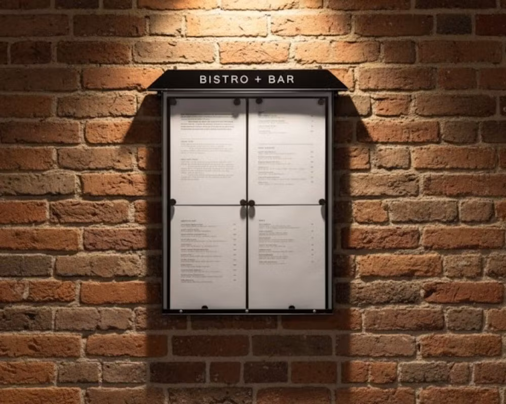 Menyskåp Normandie i 4 MODELLER, Väggmontage, LOBELIUS