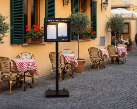 Menyskåp Luberon, Centralstativ i 4 MODELLER, LOBELIUS