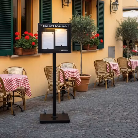 Menyskåp Luberon, Centralstativ i 4 MODELLER, LOBELIUS