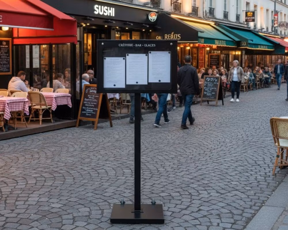 Menyskåp Luberon, Centralstativ i 4 MODELLER, LOBELIUS