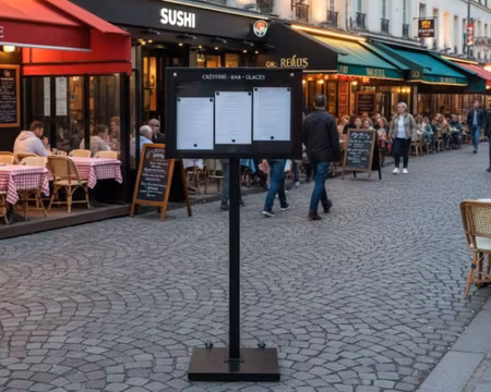 Menyskåp Luberon, Centralstativ i 4 MODELLER, LOBELIUS