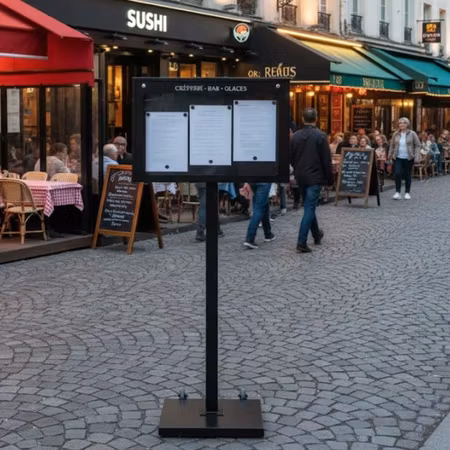 Menyskåp Luberon, Centralstativ i 4 MODELLER, LOBELIUS