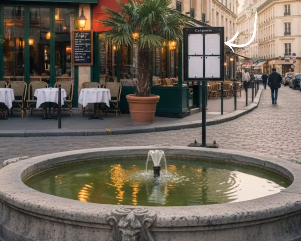 Menyskåp Luberon, Centralstativ i 4 MODELLER, LOBELIUS