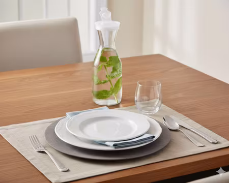 Karaff med hällventil lock 1Liter, HENDI