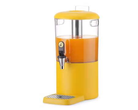 Juicedispenser 4 liter UNIQ Gul, HENDI