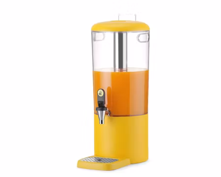 Juicedispenser 8 liter UNIQ Gul, HENDI