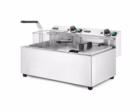 Fritös Profi Line, 605x460mm,8+8 liter 7kW 1Fas, HENDI