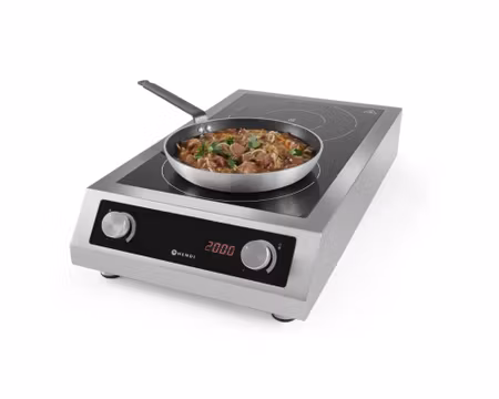 Induktionshäll Profi linjen 7000 bottenstorlek: Ø140–280mm 7kW 3Fas, HENDI