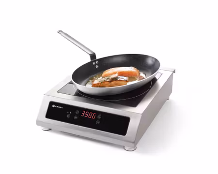 Induktionshäll Profi linjen 3500 D XL bottenstorlek: Ø160–300mm 3,5kW, HENDI