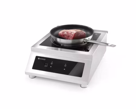 Induktionshäll Profi linjen 5000D bottenstorlek: Ø140–280mm 5kW 3Fas, HENDI