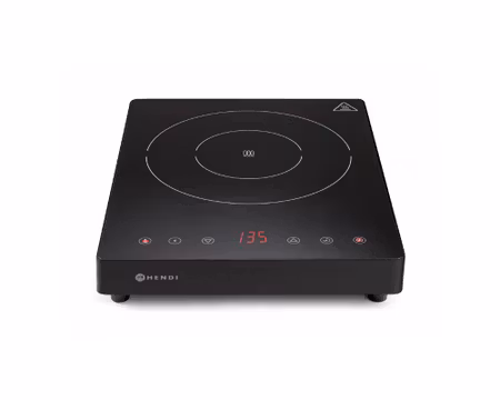 Induktionshäll Kitchen Line 2000W bottenstorlek: Ø120–220mm 2kW, HENDI