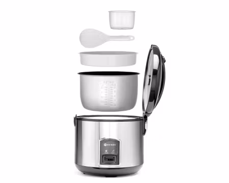 Riskokare med ångfunktion, Kitchen Line 1,8Liter 700W, HENDI