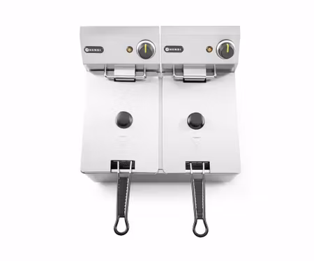 Fritös Kitchen Line, 470x380mm 4+4Liter 6kW 1Fas, HENDI