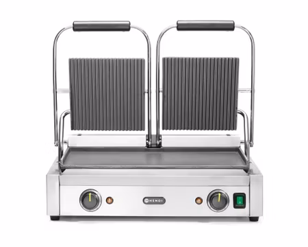 Klämgrill Dubbelversion Grillyta: 475×235mm per platta 3,6kW, HENDI