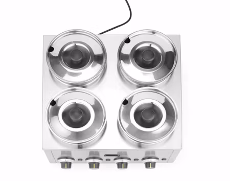 Sop/Såsstation 4x4Liter 800W, HENDI