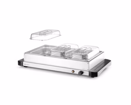 Matvärmare 3GN1/3-65mm, Temperaturområde: 40-75°C  400W 1Fas, HENDI