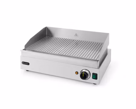 Stekbord Profi Line Räfflad, 527x404x(H)233mm 2,4kW 1Fas, HENDI