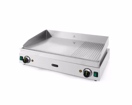 Stekbord Profi Line 1/3Räfflad, 697x474x(H)241mm 3,5kW 1Fas, HENDI