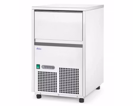 Ismaskin Arktis Med Automatisk rengöring, Luftkyld 22kg/dygn-Binge 6kg,HENDI