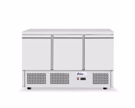 Kylbänk Counter Kitchen Line 700 Serien, 3 Dörrar 1375x700x890mm 380Liter, HENDI