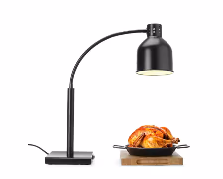 Värmelampa Fristående Svart 250W, HENDI