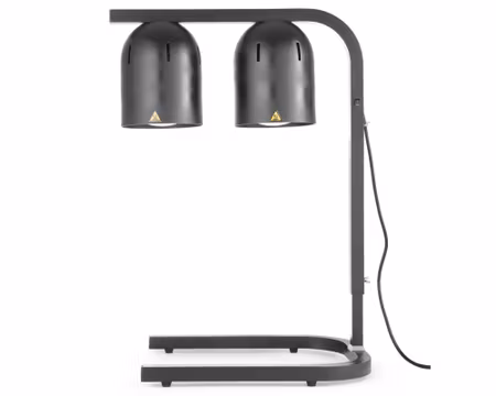 Värmelampa Fristående SVART eller SILVER 500W, HENDI