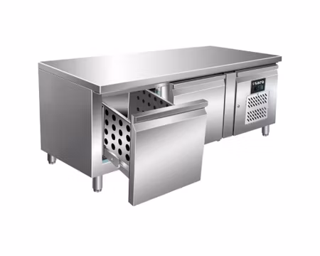 Grillkylbänk UGN2100TN-2S, B1360xD700xH650mm 2 draglådor, SARO