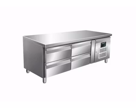 Grillkylbänk UGN2140TN, B1360xD700xH670-730mm 4 draglådor, SARO
