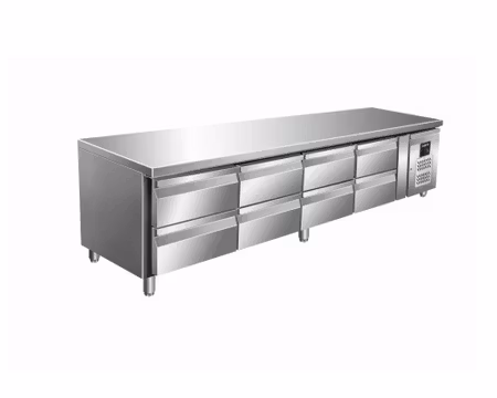 Grillkylbänk UGN4180TN B2230xD700xH670-730mm 6 draglådor, SARO