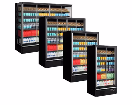 Multideck Kyl GP- GALAXY+ Serien, 880mm Djup i 4 Olika VARIANTER, TEFCOLD