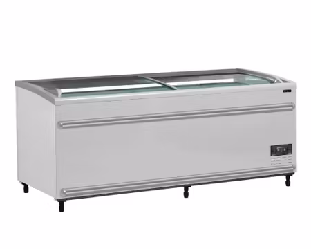 Kombinerad Kyl och Frysbox Stormarknad i SVART eller VIT, 1856x858x890mm, TEFCOLD