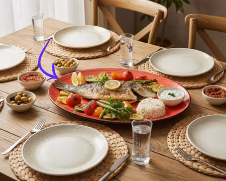 PASSION Oval tallrik 36x28cm