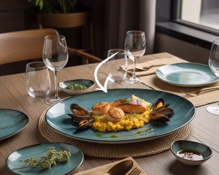 MADERA Oval tallrik 36x28cm