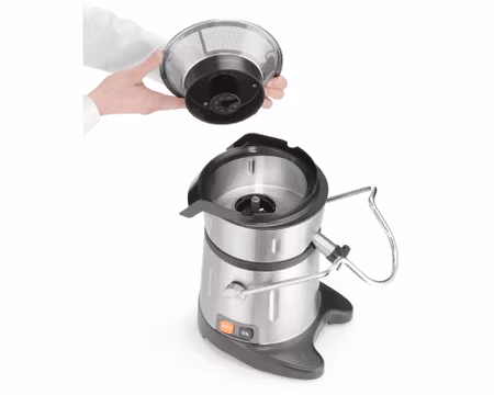 Råsaftcentrifug 7Liter Pulpbehållare 230V 700W, HENDI