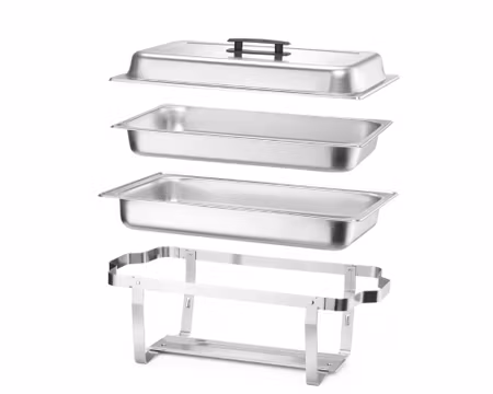 Chafing Dish GN1/1-65 Set om 4, HENDI