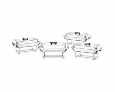 Chafing Dish GN1/1-65 Set om 4, HENDI