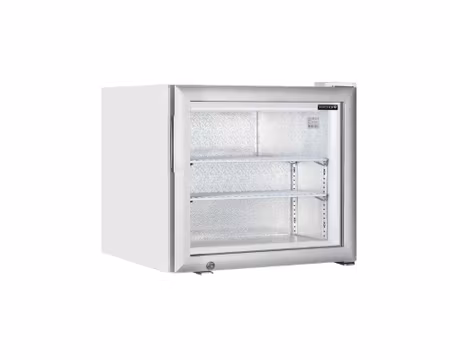 Bordfrys UF50G, Självstängande Glasdörr 570x530x520mm, HENDI