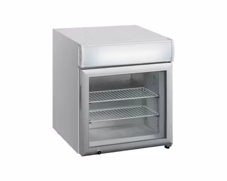 Bordfrys UF50GCP, Självstängande Glasdörr 570x530x657mm, HENDI