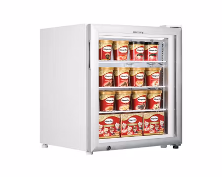 Bordfrys UF100G, Självstängande Glasdörr 610x540x670mm, HENDI