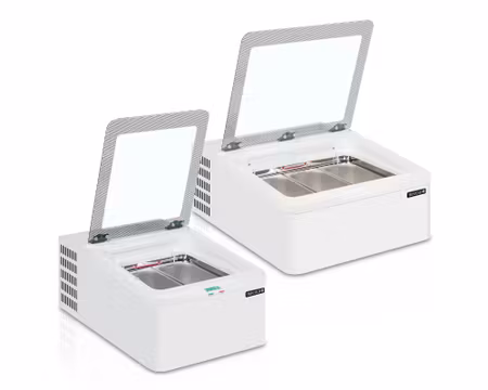 Skopglassfrys Mini Cream ICE3 BÄNK, 654x790x345mm, FRAMEC