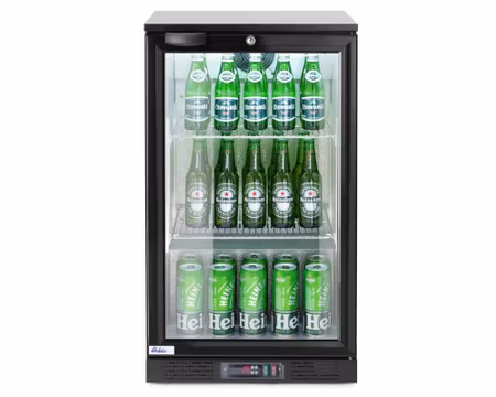 Barkyl 500x530x(h)865mm, Glasdörr 103Liter, HENDI