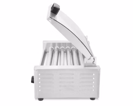 Korvrullgrill Med Energisparlock, 1 Zone i 2 Varianter 7Rullar / 9Rullar 230V 620W / 790W, HENDI