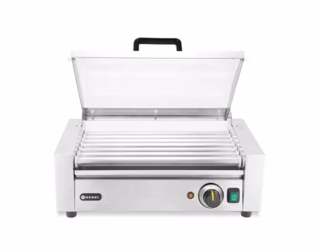 Korvrullgrill Med Energisparlock, 1 Zone i 2 Varianter 7Rullar / 9Rullar 230V 620W / 790W, HENDI