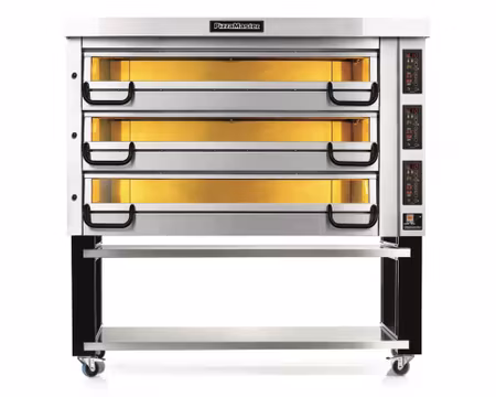 Pizzaugn 743ED Kapacitet: 24Pizzor ∅35cm(8Pizzor/Däck), PIZZAMASTER®