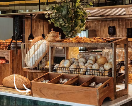 Bestickslåda 4-Fack Mangowood 57x28xH15cm, STYLEPOINT