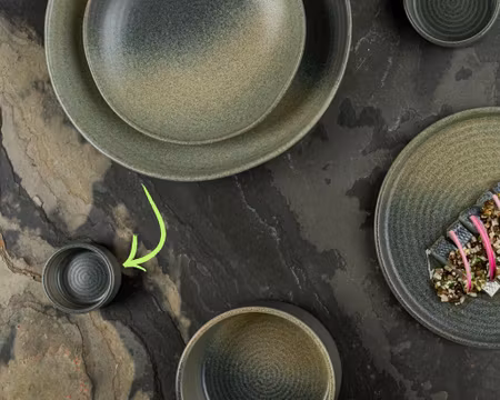 Hornfels Dipp Skål D8cm. 7cl